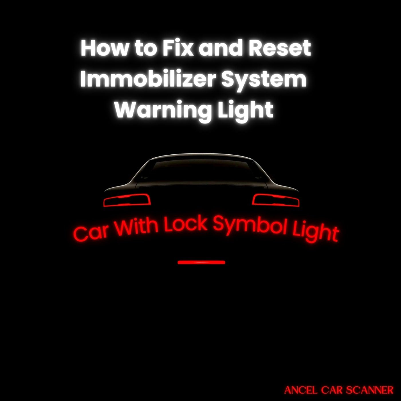 Car With Lock Symbol Light | How to Fix and Reset Immobilizer 