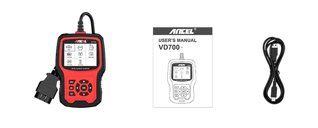 ANCEL VD700: Premium All System OBD2 Scanner for VAG Vehicles